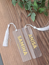 Load image into Gallery viewer, Personalised customised bookmark in Arabic or English