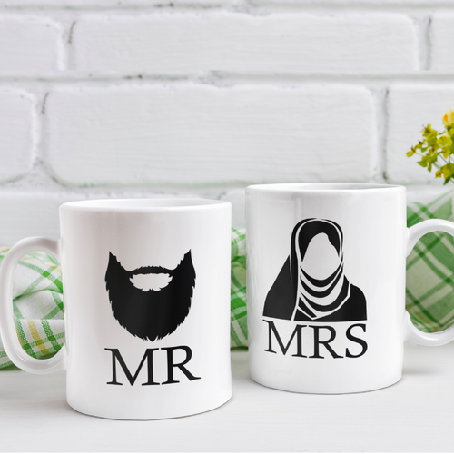 Mr & Mrs Muslim wedding gifts for couple and Nikah Gift
