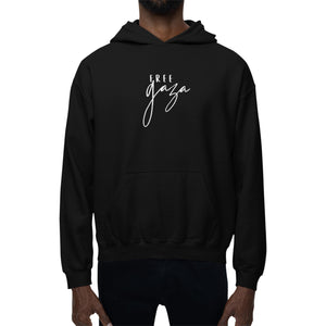 Palestine charity hoody - Free Gaza black hoody